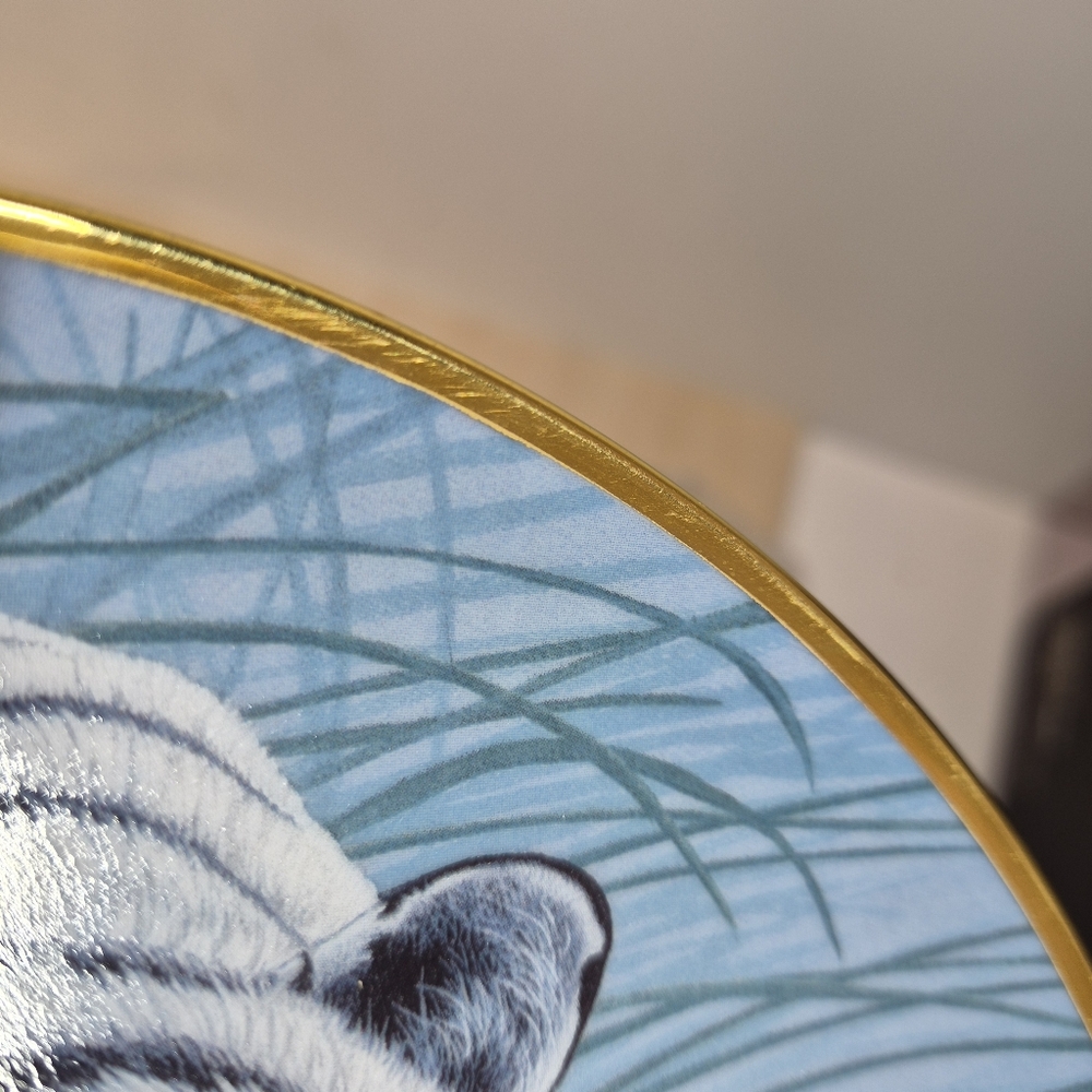 National Wildlife Federation White Tigers Plate Michael Matherly Limited - Picture 6 of 6